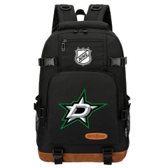 Dallas Stars Hockey League Waterproof Backpack School Notebook Travel Bag