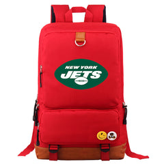 New York Jets Football Team Rugby Proof Backpack NoteBook Laptop School Bag