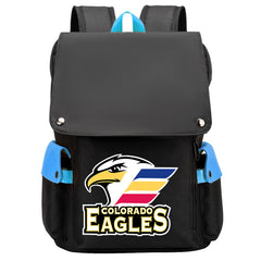 Colorado Eagles Hockey Team School Backpack Oxford Laptop Bag