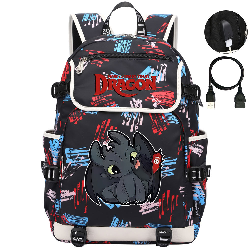 How to Train Your Dragon Backpack School Notebook Travel Bags