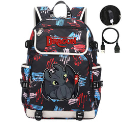 How to Train Your Dragon Backpack School Notebook Travel Bags