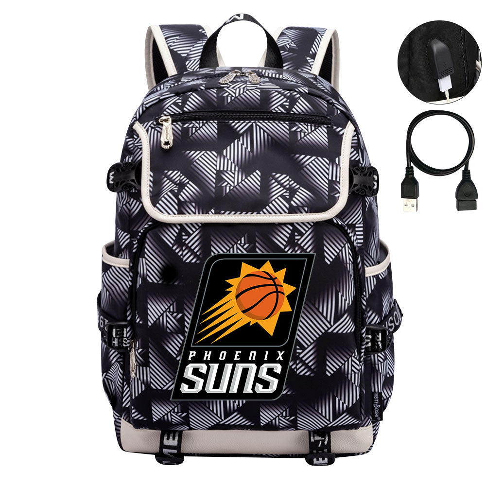 Phoenix Suns Backpack School Notebook Travel Bags