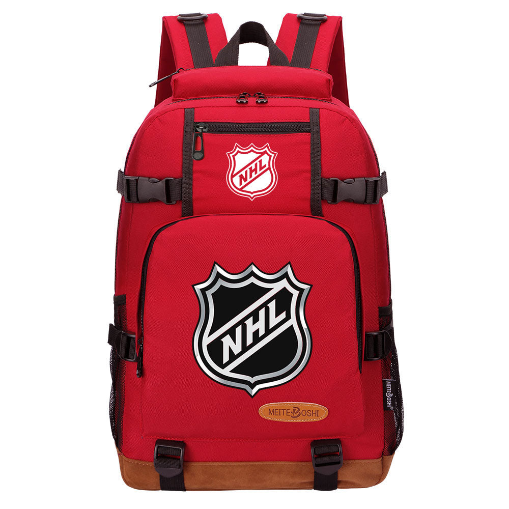 Hockey Team Waterproof Backpack School Notebook Travel Bag