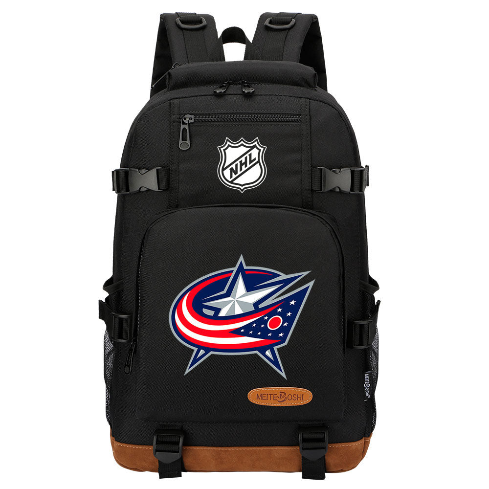 Columbus Blue Jackets Hockey League Waterproof Backpack School Notebook Travel Bag
