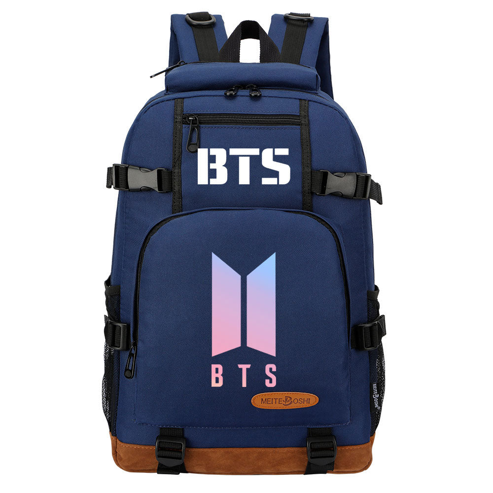 Kpop BTS Waterproof Backpack School Notebook Travel Bag