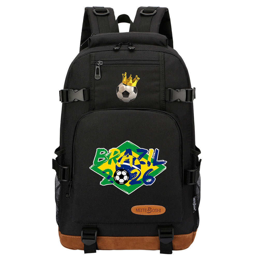 2026 Football Waterproof Backpack School Notebook Travel Bag