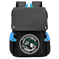 Roughriders Hockey Team School Backpack Oxford Laptop Bag