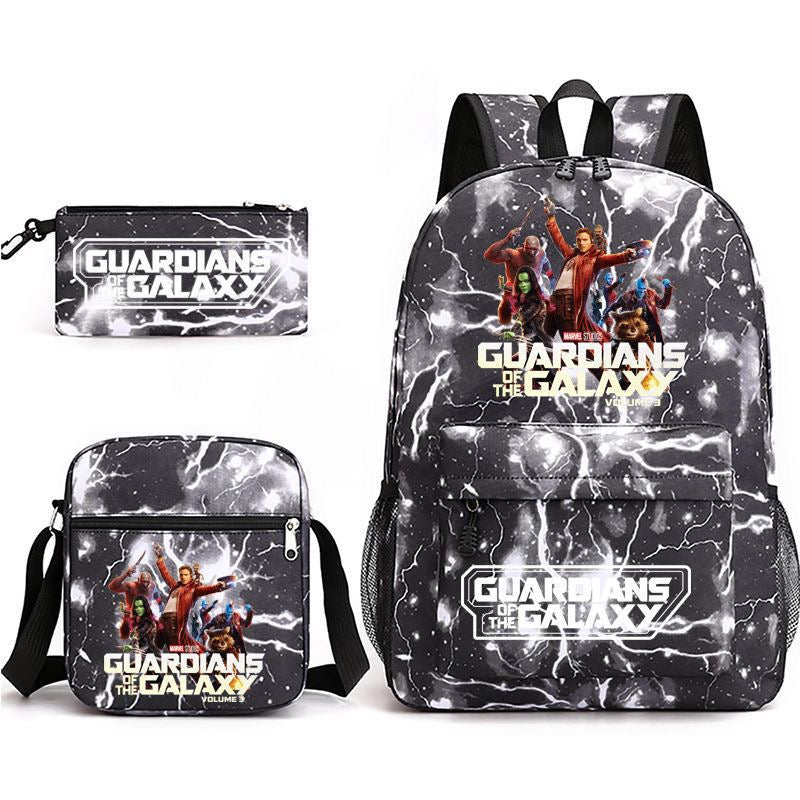 Guardians of the Galaxy School Backpack Shoulder Bag Pencil Bags 3pcs Set