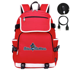 Tulsa Drillers Backpack School Notebook Travel Bags