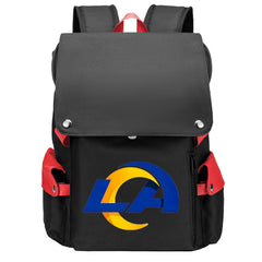 Los Angeles Rams Football Team Rugby Laptop Backpack Oxford School Bag