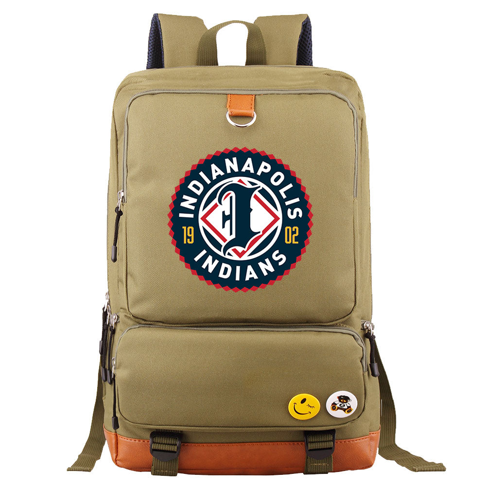 Indianapolis Indians Water Proof Backpack NoteBook Laptop School Bag
