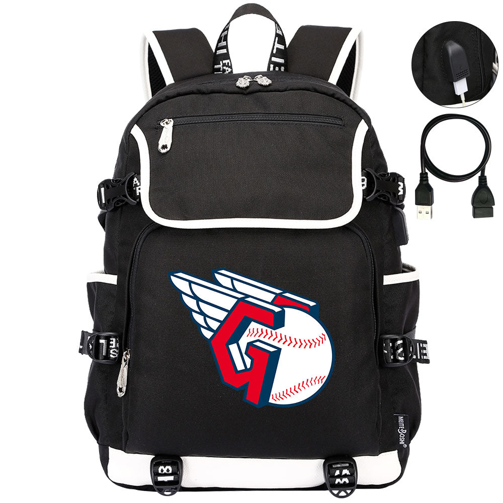 Cleveland Guardians Backpack School Notebook Travel Bags