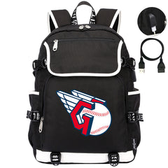 Cleveland Guardians Backpack School Notebook Travel Bags