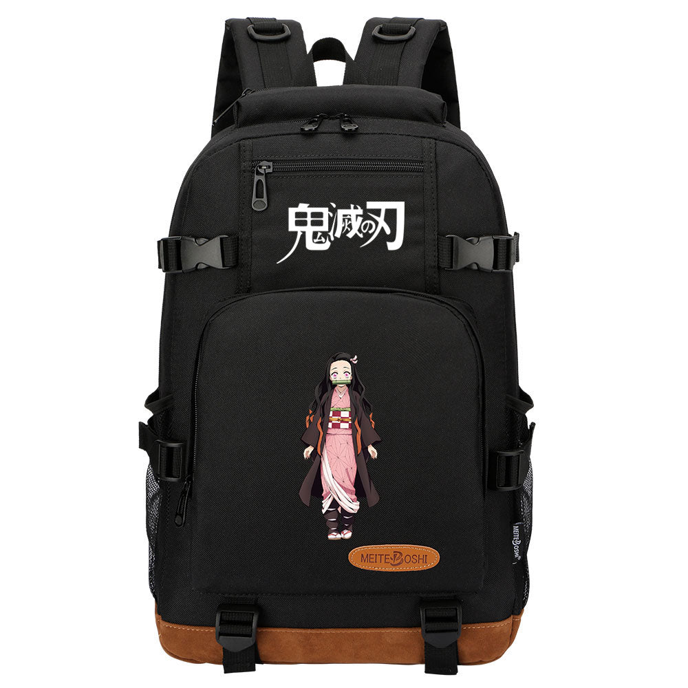 Demon Slayer Kimetsu No Yaiba Waterproof Backpack School Notebook Travel Bag