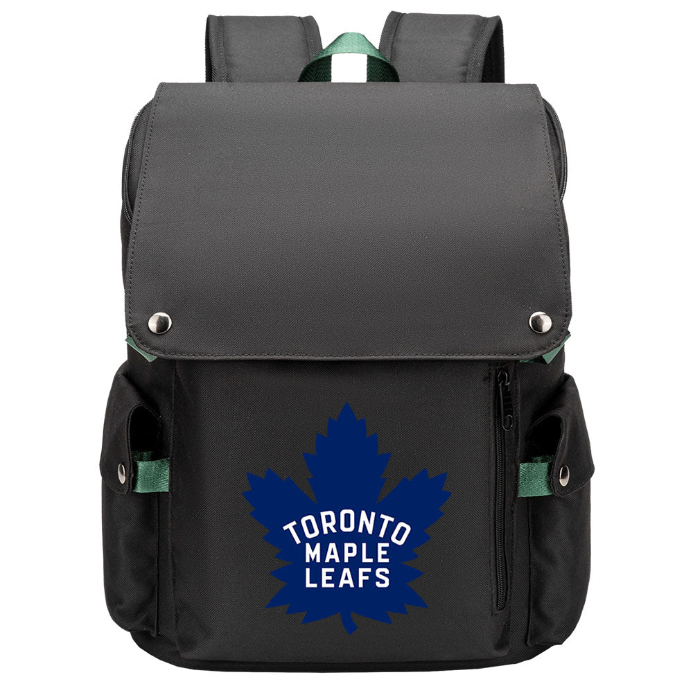 Toronto Maple Leafs Hockey Team School Backpack Oxford Laptop Bag