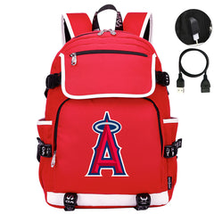 Los Angeles Angels Backpack School Notebook Travel Bags