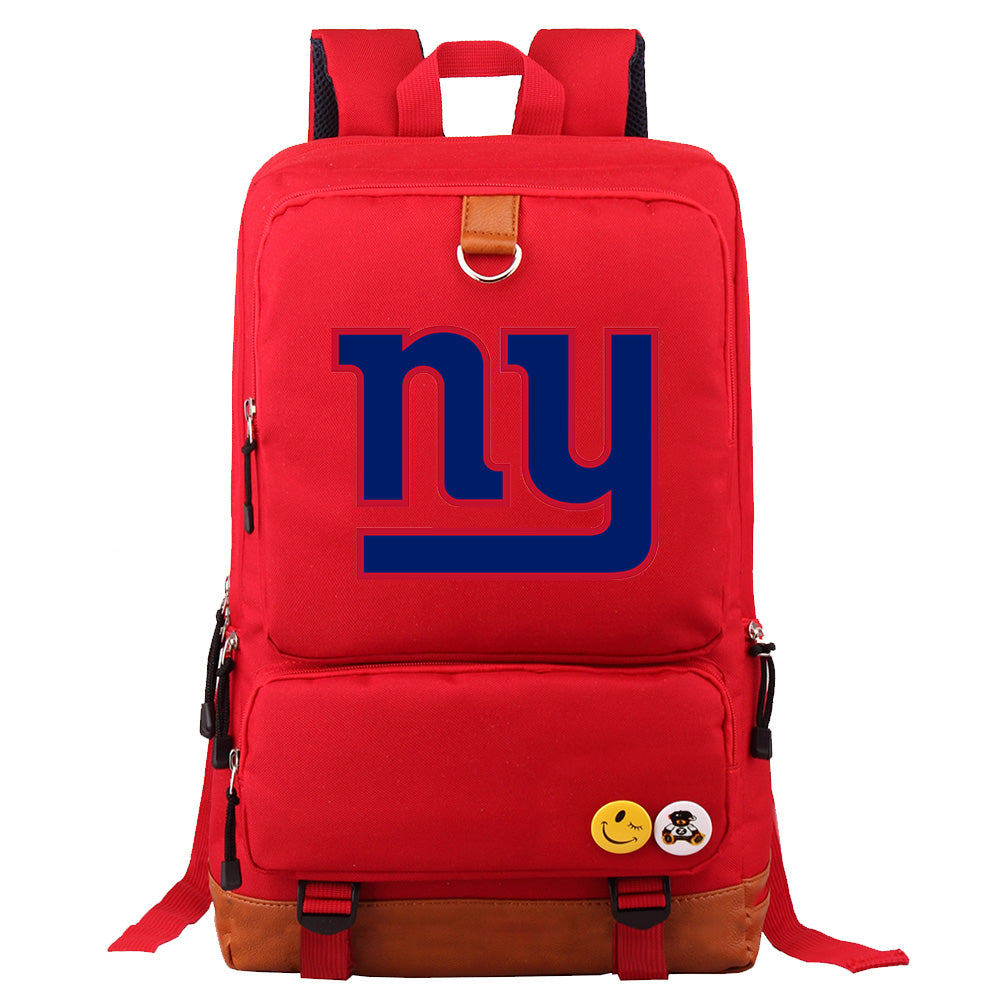 New York Giants Football Team Rugby Proof Backpack NoteBook Laptop School Bag