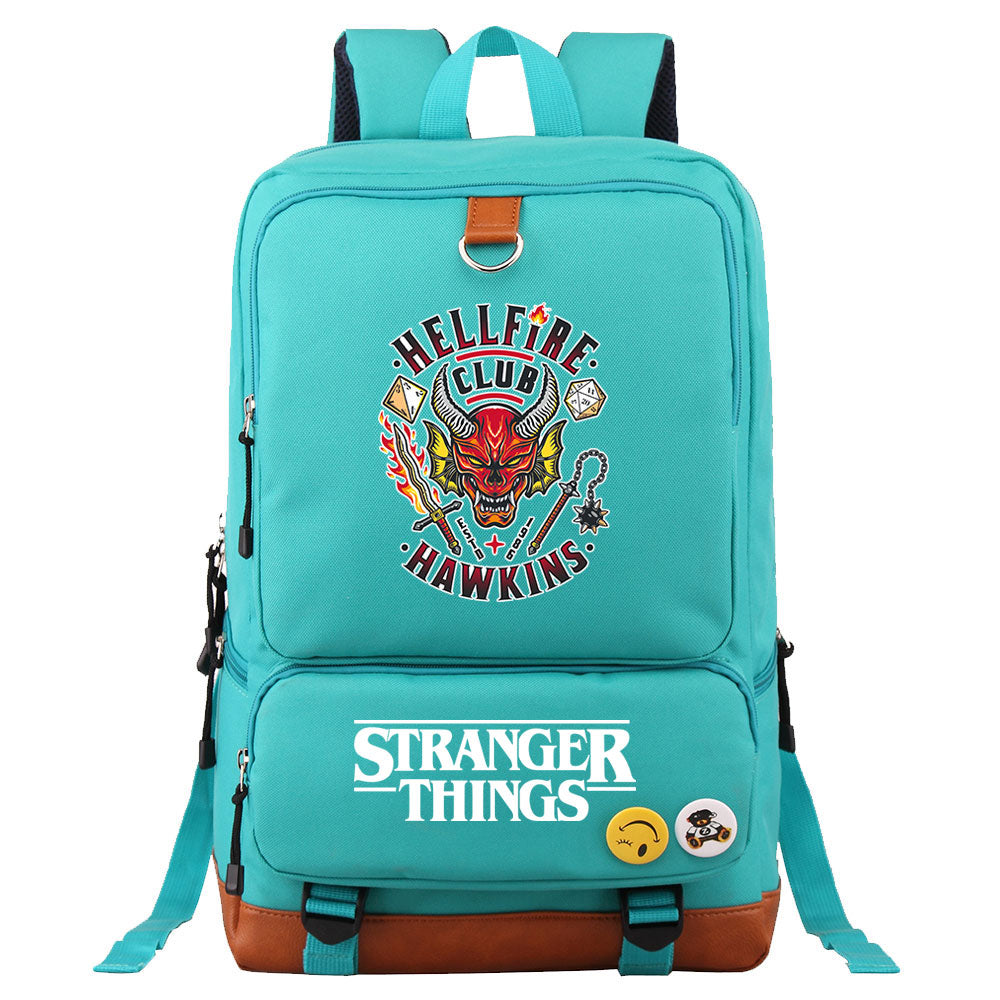 Strangers Things Hellfire Club Proof Backpack NoteBook Laptop School Bag