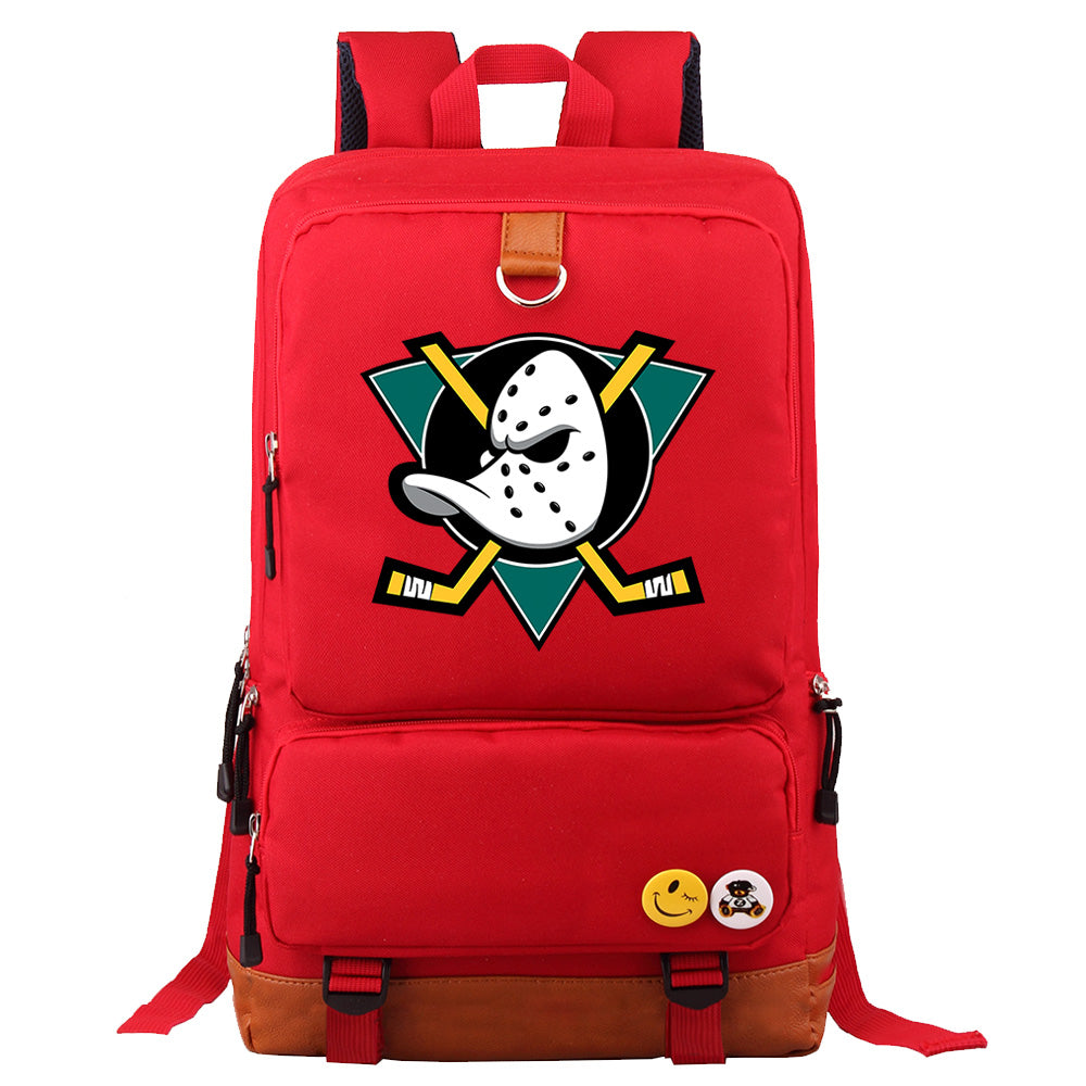 Anaheim Ducks Hockey Team Proof Backpack NoteBook Laptop School Bag