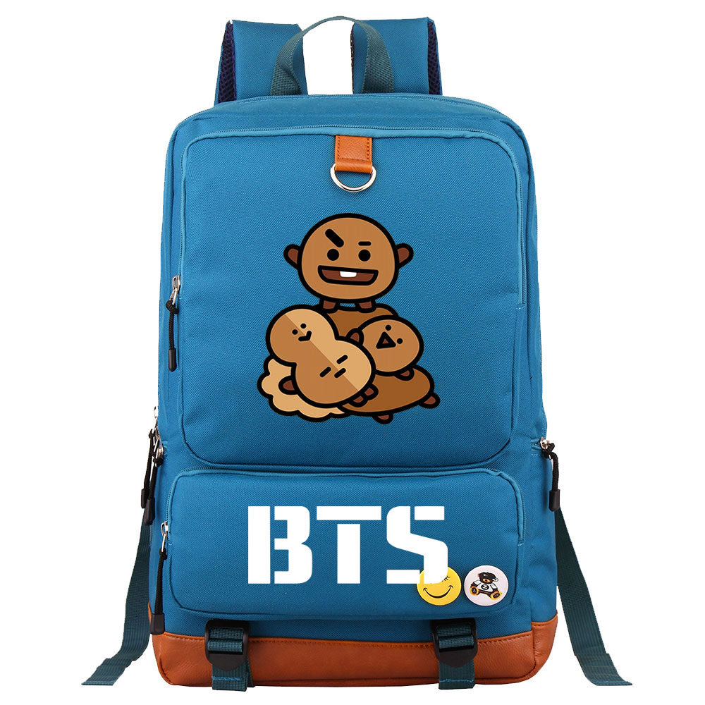 BTS Shooky Proof Backpack NoteBook Laptop School Bag