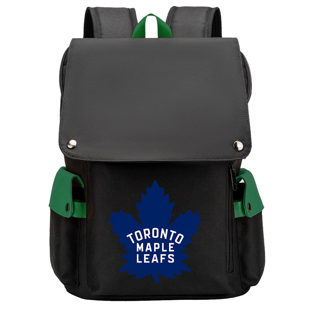 Toronto Maple Leafs Hockey Team School Backpack Oxford Laptop Bag