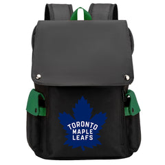 Toronto Maple Leafs Hockey Team School Backpack Oxford Laptop Bag