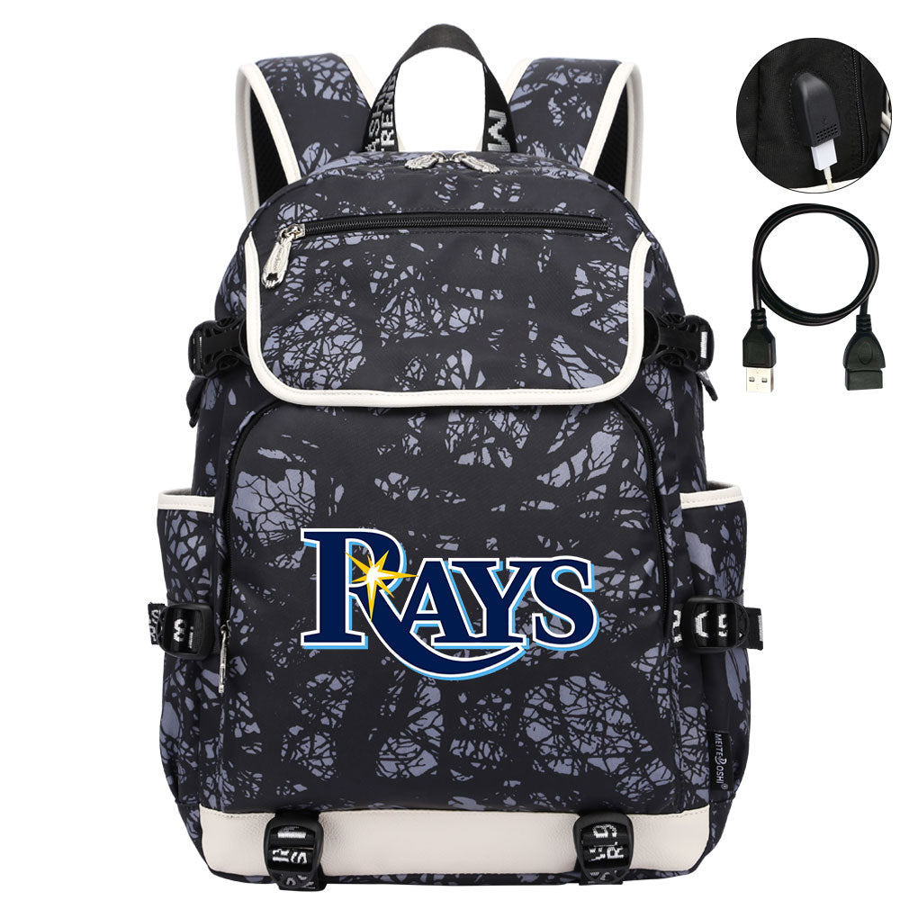 Tampa Bay Rays Backpack School Notebook Travel Bags