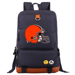 Cleveland Browns Football Team Rugby Proof Backpack NoteBook Laptop School Bag