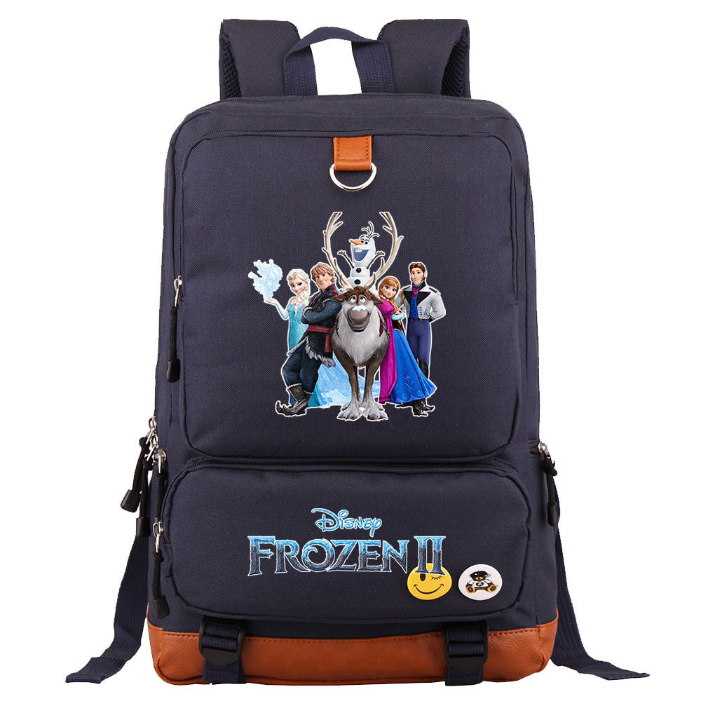 Frozen Elsa Anna Proof Backpack NoteBook Laptop School Bag