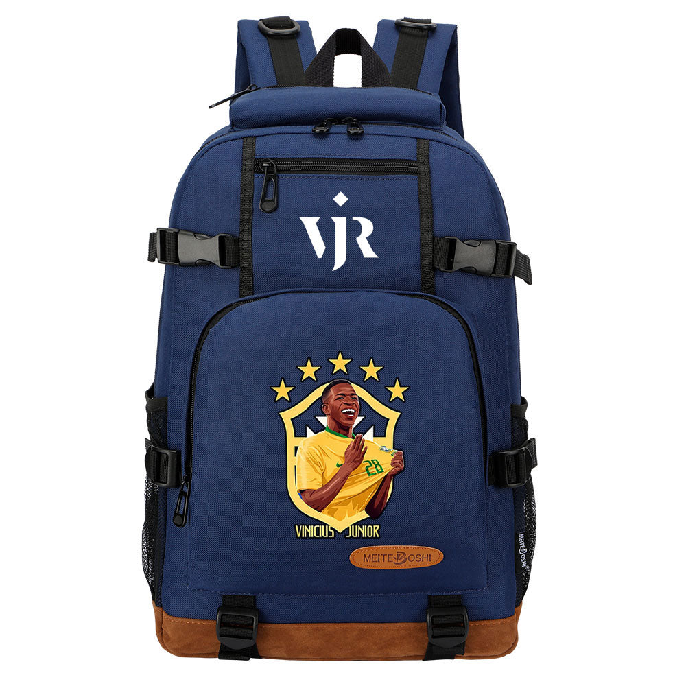 Vinicius Junior FC Waterproof Backpack School Notebook Travel Bag