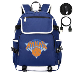 New York Knicks Backpack School Notebook Travel Bags
