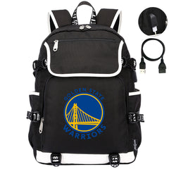 Golden State Warriors Backpack School Notebook Travel Bags