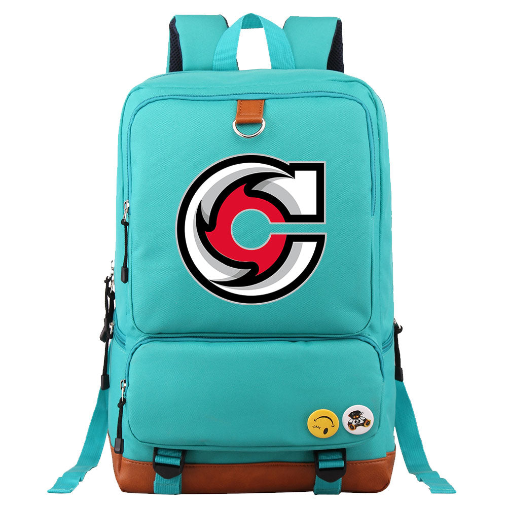 Cincinnati Cyclones Hockey Team Proof Backpack NoteBook Laptop School Bag