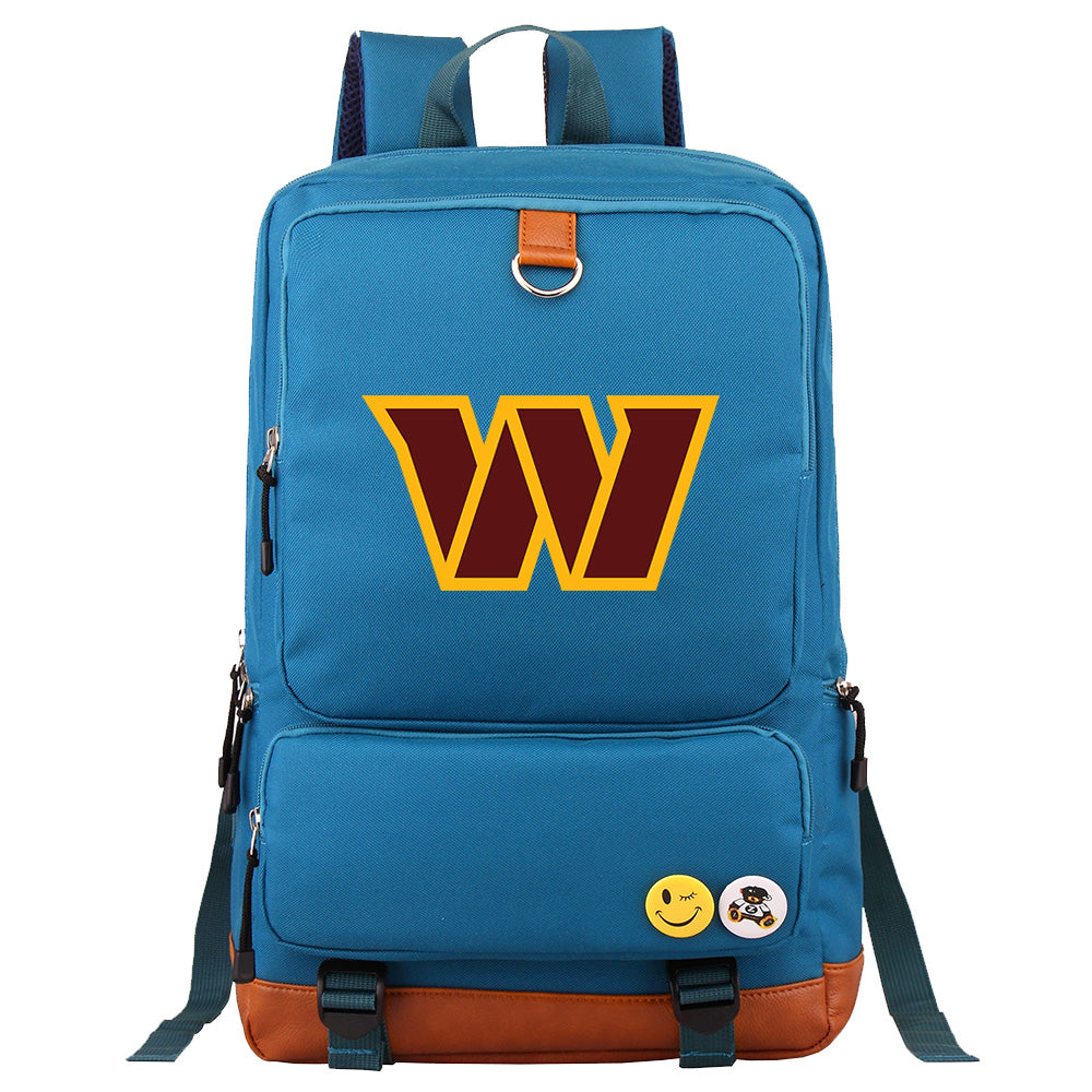 Washington Commanders Football Team Rugby Proof Backpack NoteBook Laptop School Bag