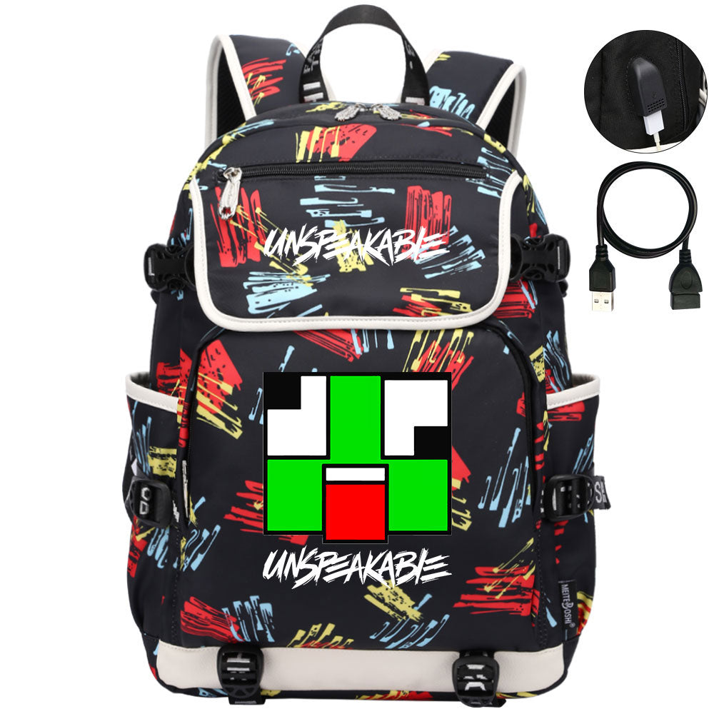 Game Unspeakable Backpack School Notebook Travel Bags