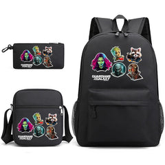 Guardians of the Galaxy School Backpack Shoulder Bag Pencil Bags 3pcs Set