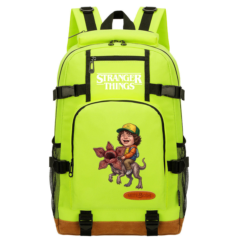 Strangers Things Dustin Henderson Waterproof Backpack School Notebook Travel Bag