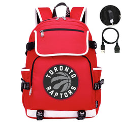 Toronto Raptors Backpack School Notebook Travel Bags