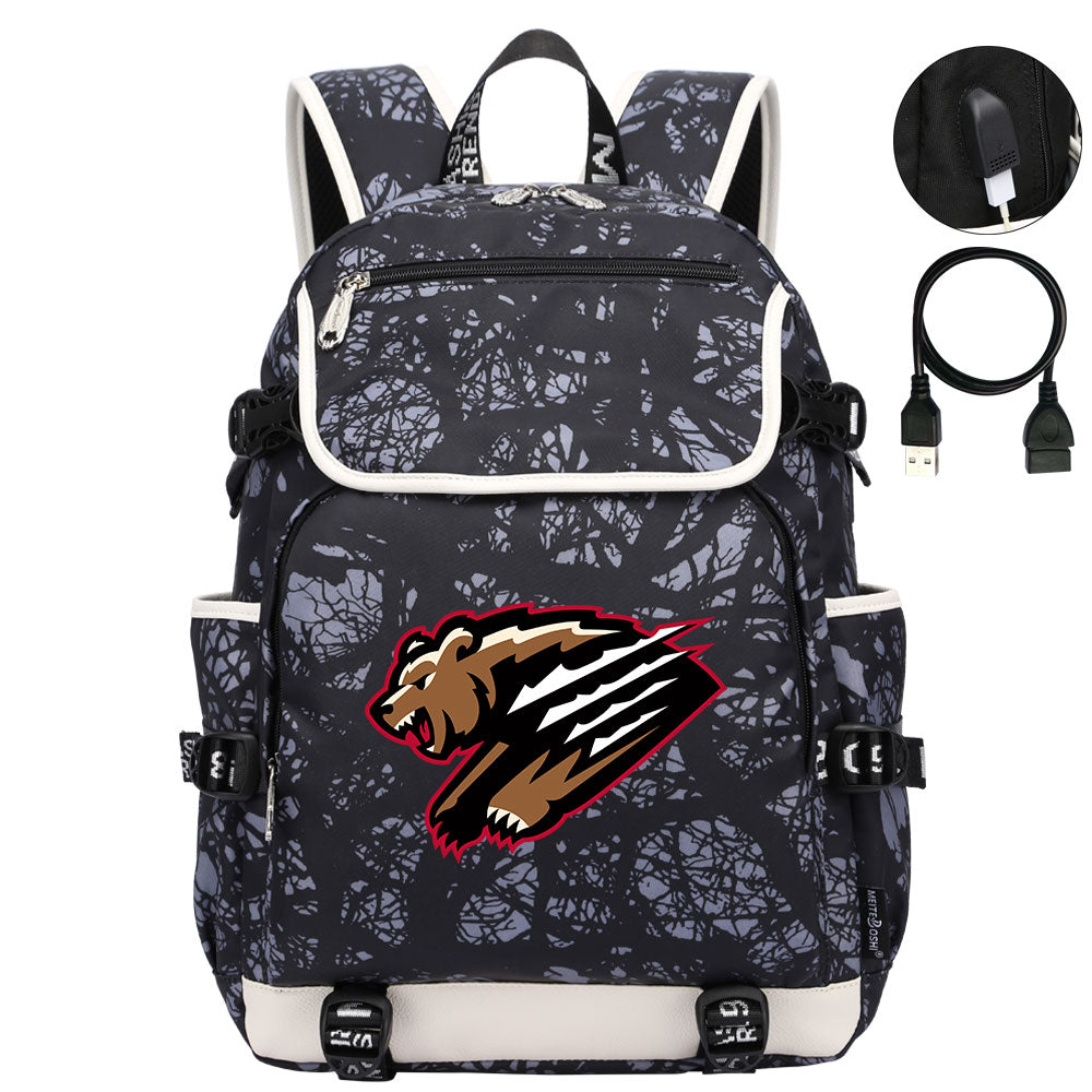 Montana Grizzlies Backpack School Notebook Travel Bags