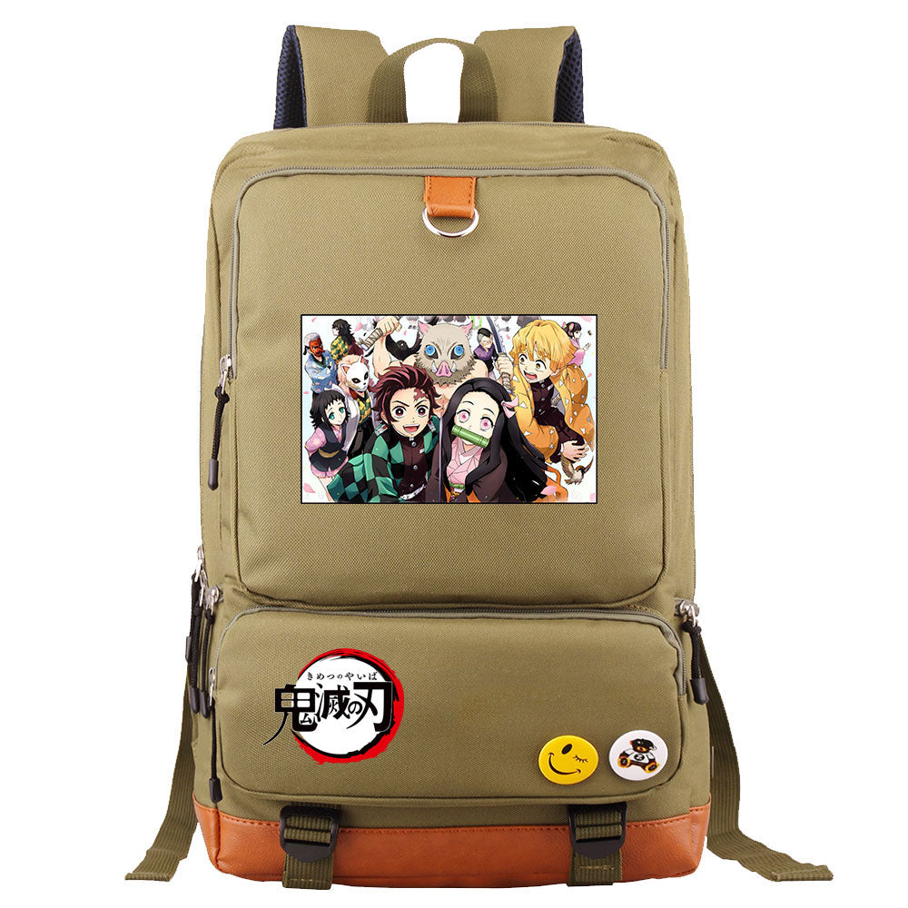 Demon Slayer Kimetsu No Yaiba Proof Backpack NoteBook Laptop School Bag