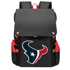 Houston Texans Football Team Rugby Laptop Backpack Oxford School Bag