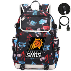 Phoenix Suns Backpack School Notebook Travel Bags