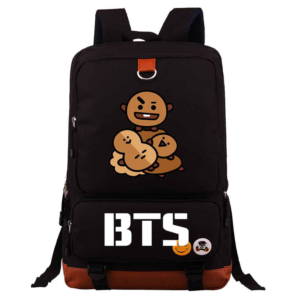 BTS Shooky Proof Backpack NoteBook Laptop School Bag