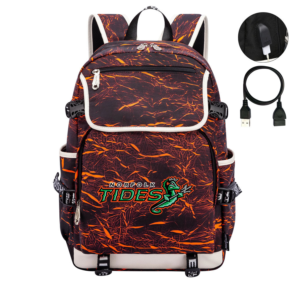 Norfolk Tides Backpack School Notebook Travel Bags