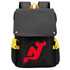 New Jersey Devils Hockey Team School Backpack Oxford Laptop Bag