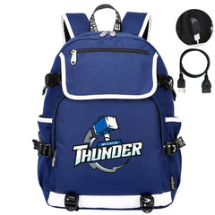 Wichita Thunder Hockey Backpack School Notebook Travel Bag