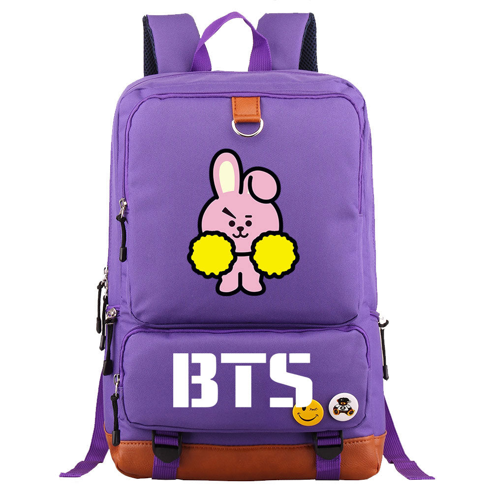BTS Cooky Proof Backpack NoteBook Laptop School Bag