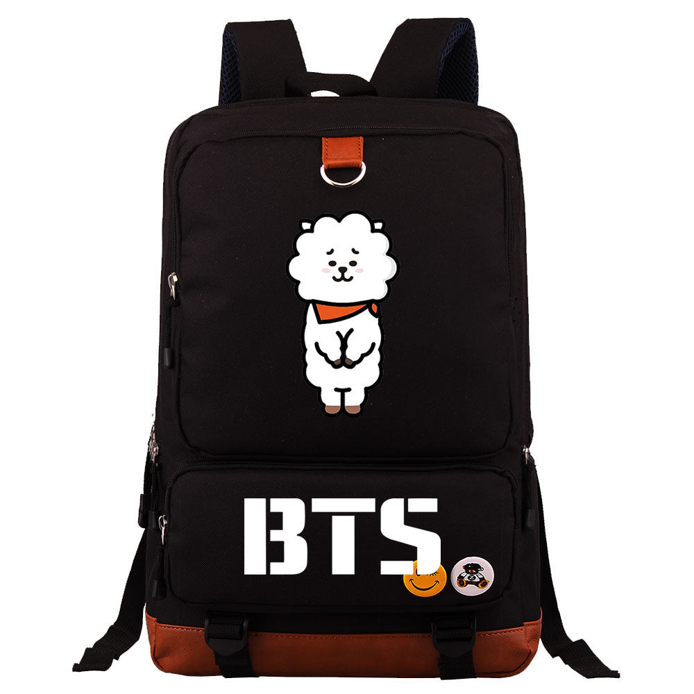BTS RJ Proof Backpack NoteBook Laptop School Bag