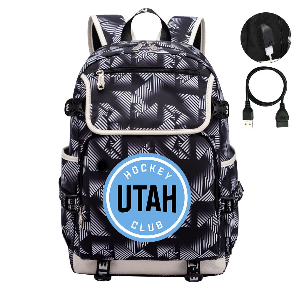 Utah Hockey Club Backpack School Notebook Travel Bag