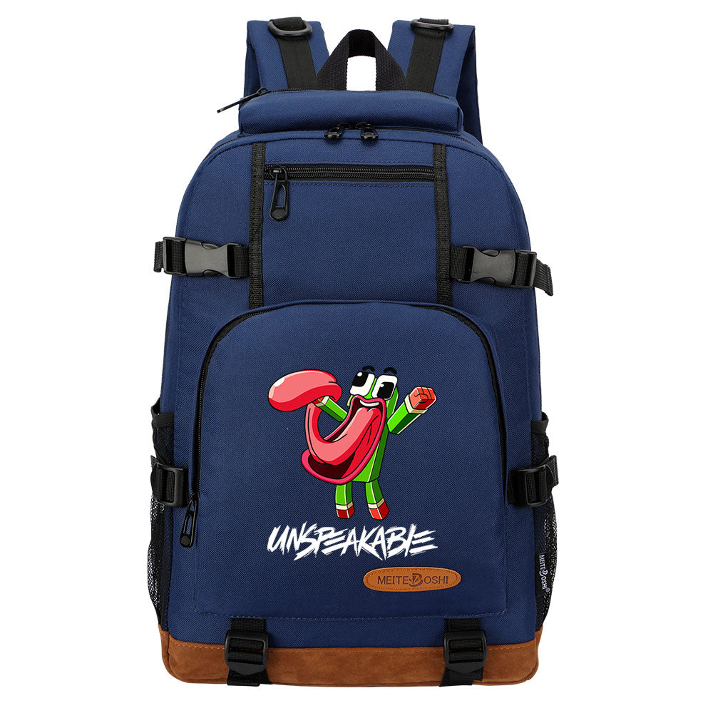 Game Unspeakable Frog Waterproof Backpack School Notebook Travel Bag